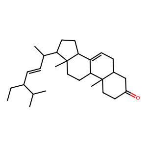 Structure of spinasterone