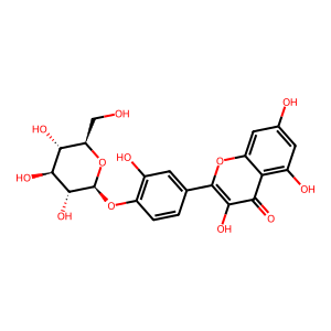 Structure of spiraeoside