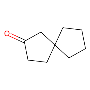 Structure of spiro(4.4)nonan-2-one