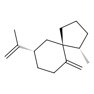 Structure of spirolepechinene