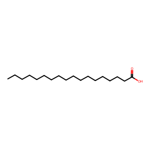 Structure of stearic acid