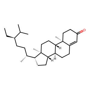 Structure of stigmast-4-en-3-one