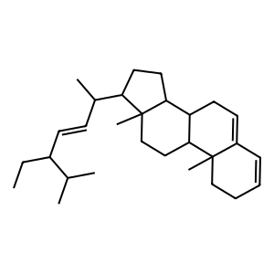 Structure of stigmastan-3,5,22-trien