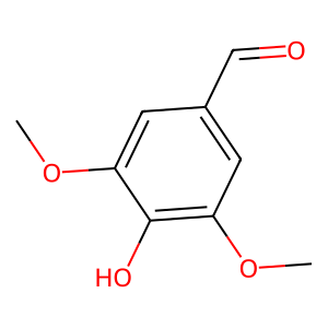 Structure of syringaldehyde