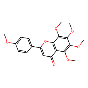 Structure of tangeretin