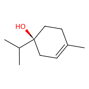 Structure of terpine-4-ol