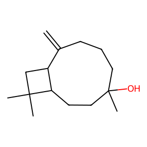 Structure of terpinen-4-ol+beta-caryophyllene