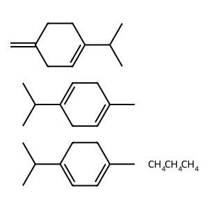 Structure of terpinene