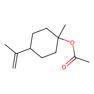 Structure of terpinyl acetate <cis-dihydro-alpha>