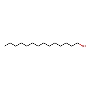 Structure of tetradecanol-1