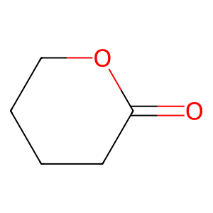 Structure of tetrahydro-2h-pyran-2-one