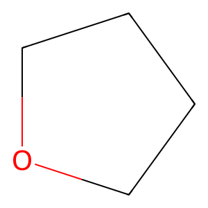 Structure of tetrahydrofuran