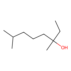Structure of tetrahydrolinalool