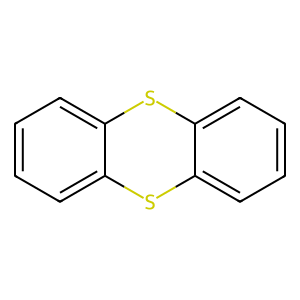 Structure of thianthrene