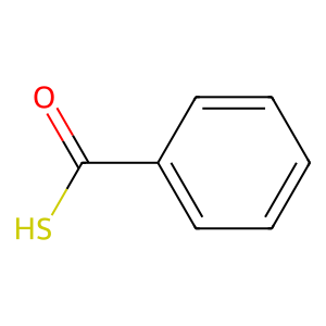 Structure of thiobenzoic acid