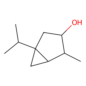 Structure of thujanol
