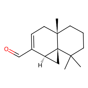 Structure of thujopsenal