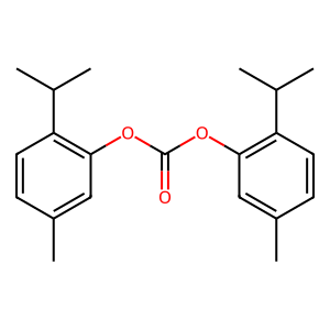 Structure of thymol + cuminol