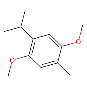Structure of thymoquinol dimethylether