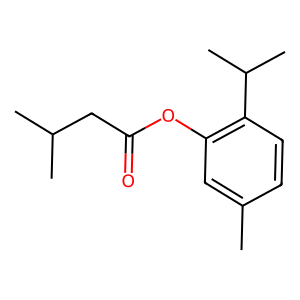 Structure of thymyl isovalerate