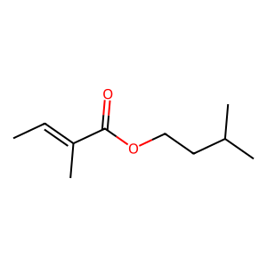 Structure of thymyl tiglate