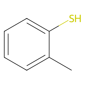 Structure of toluenethiol