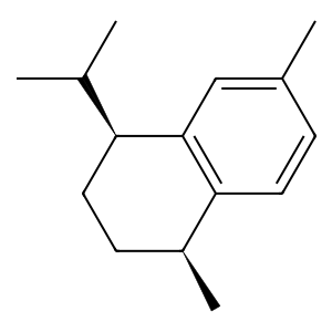 Structure of trans calamenene