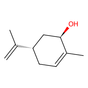 Structure of trans carveol