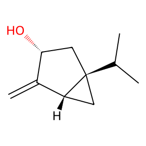 Structure of trans sabinol