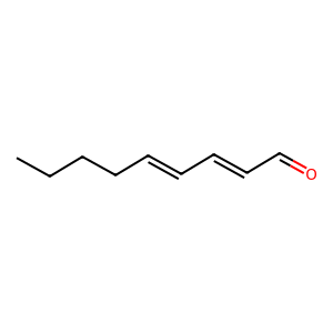 Structure of trans,trans-2,4-nonadienal