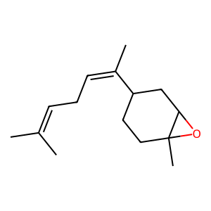 Structure of trans-(z)-alpha-bisabolene epoxide