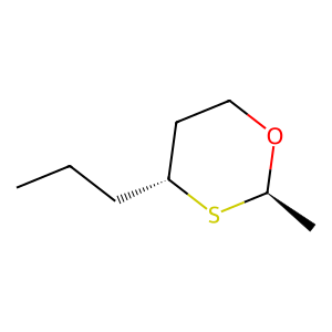 Structure of trans-1-methyl-4-(1-methylethenyl) cyclohexane (trans-1,2-dihydrolimonene)