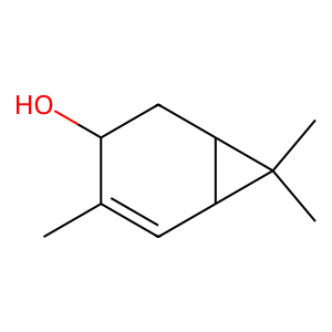 Structure of trans-2-caren-4-ol