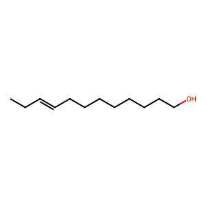 Structure of trans-2-dodecen-1-ol  trifluoroacetate