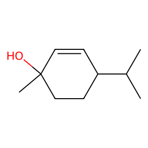 Structure of trans-2-menthen-1-ol