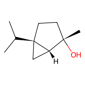 Structure of trans-4-thujanol