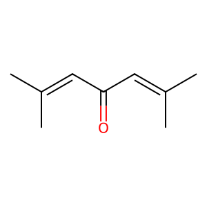 Structure of trans-6-methyl hepta-3,5-dien-2-one