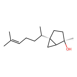 Structure of trans-7-epi-sesquisabinene hydrate