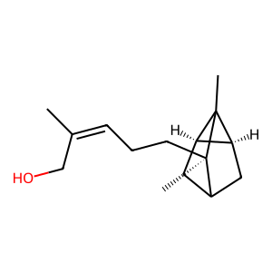 Structure of trans-alpha-santalol