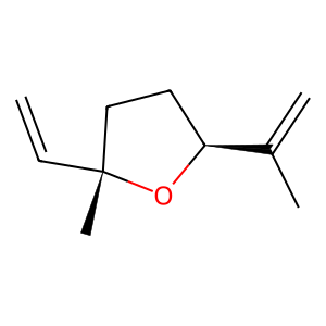 Structure of trans-anhydrolinalool oxide