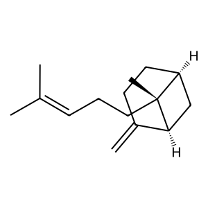 Structure of trans-beta-bergamotene