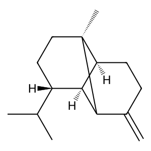 Structure of trans-beta-copaene