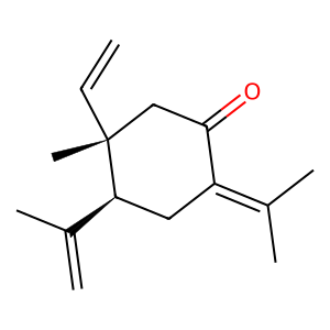 Structure of trans-beta-elemenone