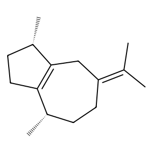 Structure of trans-beta-guajene