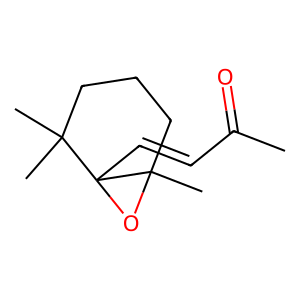 Structure of trans-beta-ionone epoxide