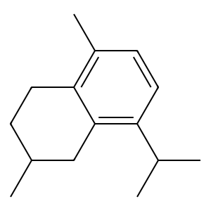 Structure of trans-calamene