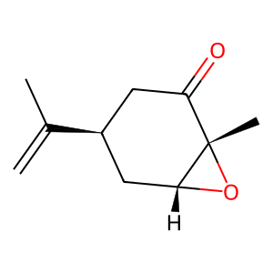Structure of trans-carvone oxide