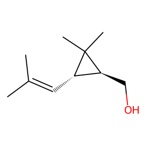 Structure of trans-chrysanthemol
