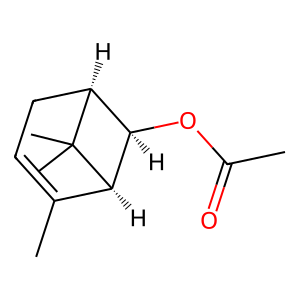 Structure of trans-chrysanthemyl acetate