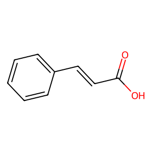 Structure of trans-cinnamic acid
